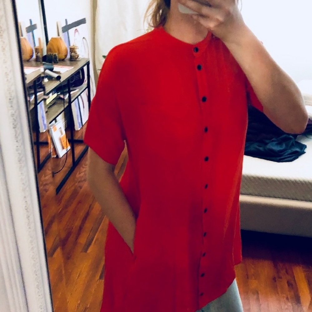 Madewell silk top